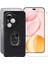 Honor 400 Pro Kılıf Kamera Korumalı Kickstand Tpu Silikon Kapak + Tam Kapatan Pet Ekran Koruyucu 1