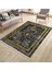 Gri Bohem Desenli Kilim Makinede Yıkanabilir Kaymaz Tabanlı Yolluk Dot Tabanlı Halı 1096C 1