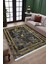 Gri Bohem Desenli Kilim Makinede Yıkanabilir Kaymaz Tabanlı Yolluk Dot Tabanlı Halı 1096C 2