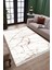 Kahverengi Mermer Desenli Halı Yıkanabilir Yolluk Kaymaz Tabanlı Kilim Dot Tabanlı Halı 1016D 2