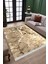 Stone Desenli Kahverengi Halı Yıkanabilir Yolluk Kaymaz Tabanlı Kilim Dot Tabanlı Halı 1019A 1