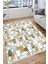 Tuğla Desenli Kolay Süpürülebilir Halı Yıkanabilir Kaymaz Tabanlı Kilim Dot Tabanlı Halı 1053C 3