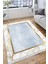 Gold Şeritli Dekoratif Makinede Yıkanabilir Kilim Kaymaz Tabanlı Yolluk Dot Tabanlı Halı 1069A 3