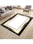 Çizgili Gold Halı Kaymaz Tabanlı Kilim Yıkanabilir Halı Yolluk Dot Tabanlı Halı 1006A 2
