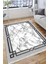 Dekoratif Modern Halı Makinede Yıkanabilir Kilim Kaymaz Tabanlı Yolluk Dot Tabanlı Halı 1063A 3