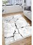 Stone Desenli Gri Halı Yıkanabilir Yolluk Kaymaz Tabanlı Kilim Dot Tabanlı Halı 1019C 3