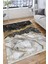 Siyah Mermer Desenli Altın Şeritli Halı Yıkanabilir Kaymaz Tabanlı Kilim Dot Tabanlı Halı 1025D 3