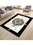 Modern Şeritli Kilim Makinede Yıkanabilir Kilim Kaymaz Tabanlı Yolluk Dot Tabanlı Halı 1075A 1