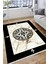 Modern Şeritli Kilim Makinede Yıkanabilir Kilim Kaymaz Tabanlı Yolluk Dot Tabanlı Halı 1075A 3
