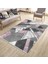 Modern Şeritli Kilim Makinede Yıkanabilir Kilim Kaymaz Tabanlı Yolluk Dot Tabanlı Halı 1074C 1