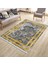Dekoratif Vintage Kilim Makinede Yıkanabilir Kaymaz Tabanlı Yolluk Dot Tabanlı Halı 1084A 1