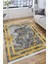 Dekoratif Vintage Kilim Makinede Yıkanabilir Kaymaz Tabanlı Yolluk Dot Tabanlı Halı 1084A 3