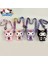 Kız Çocuk Sanrio Kuromi Figürlü Çıkartılabilir Ayarlanabilir Askı Silikon Çapraz Çanta Cüzdan 3