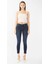 Kadın Skinny Fit Esnek Pantolon Koyu Lacivert 2