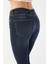 Kadın Skinny Fit Esnek Pantolon Koyu Lacivert 5