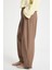Kahve %100 Pamuk Oversize Tasarım Pantolon 29210 5