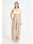 Bej %100 Pamuk Oversize Tasarım Pantolon 29210 5