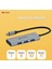 4'ün 1'i Hub Çoklayıcı CE Lisanslı Laptop/Bilgisayar-Macbook/Type-C Girişli 4 Adet Usb Girişli Metal Aleminyum Sağlam 5Gbps Hızlı 3