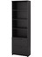 Brımnes Kitaplık 60 x 190 cm Siyah Çekmeceli Ayarlanabilir Raflı 1
