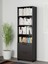 Brımnes Kitaplık 60 x 190 cm Siyah Çekmeceli Ayarlanabilir Raflı 4