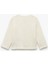 Dokulu 3/4 Kollu Bisiklet Yaka Crop Sweatshirt 2