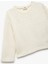 Dokulu 3/4 Kollu Bisiklet Yaka Crop Sweatshirt 3