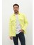 Erkek Oversize Jean Gömlek Neon Yeşil 5