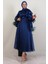 Mişa Tesettür Elbise Lacivert 3