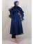 Mişa Tesettür Elbise Lacivert 4