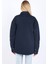 Kadın Oversize Jean Gömlek Lacivert 7