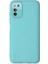 Samsung Galaxy A03S Kılıf Lansman Glass Kapak - Turkuaz 1