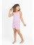 Kız Çocuk Pamuklu Ip Askılı Şortlu Pijama Takımı 3