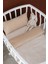 Park Beşik Müslin Nevresim Takımı (80X110) | Line Series - Beige 2
