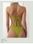 Weırsoın Düz Renkli Çiçek Bikini Plaj Mayo (Yurt Dışından) 3