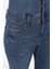 Kadın Koyu Lacivert Jean Tulum Pantolon 6