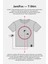Unisex, 100% Koton, Çocuk, Oversize, Janti Fox Patchleriyle Tasarlanabilir Mavi T-Shirt 5