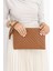 Kadın Kapitone Deri Clutch Portföy Çanta 2
