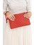 Kadın Kapitone Deri Clutch Portföy Çanta 2