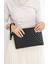 Kadın Kapitone Deri Clutch Portföy Çanta 3