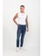 Erkek Mavi Straight Fit Jean Pantolon 4