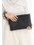 Kadın Kapitone Deri Clutch Portföy Çanta 2