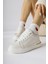 Anastazia Beyaz Topuk Detaylı Sneakers 1