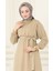 Kadın Giyim Abiye Moda Beli Lastikli Kuşaklı Elbise 2590 2