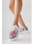 Biba Mor Triko Desen Baskılı Bağcıklı Sneaker 1