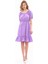 Kadın Beli Lastikli Tery Coton Elbise 4367/95 5