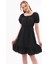 Kadın Beli Lastikli Tery Coton Elbise 4367/95 5