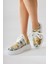 Biba Sarı Triko Desen Baskılı Bağcıklı Sneaker 2