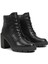 TB0A26SV Allington Heights Mid Lace Up Boot Siyah Kadın Bot 1