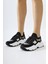 Mireia Siyah Süet Detaylı Örgü Sneakers 4
