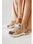 Siska Bej-Kahve Bağcıklı Yüksek Taban Sneakers 3